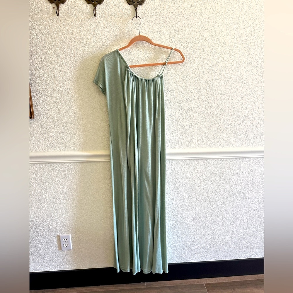 Free People Light Green Maxi Dress XS